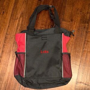 Black and Red Luke Tote Bag